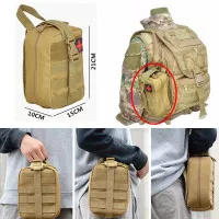 Tas Medis P3K Army Pouch Pinggang Obat First Aid Kit Medical Bag