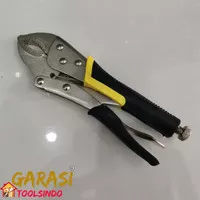 Tang jepit buaya 10" gagang karet locking plier 10 inch tang buaya