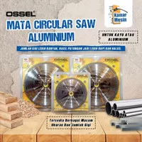 OSSEL Mata Gergaji Aluminium Kayu Mata Miter Saw 10 inch 120T