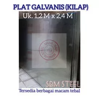 Plat Galvanis (Kilap) 3mm Full 4" x 8"