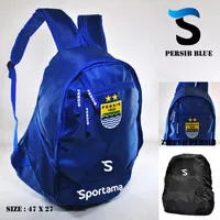 Tas Ransel Persib Bandung full biru logo warna/tas sekolah/tas kuliah