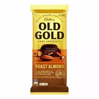 Cadbury Old Gold Dark Chocolate Bar - Roast Almond 180g