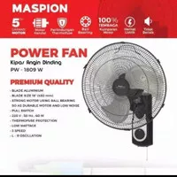 Kipas Angin Dinding Maspion 18 Inch Power Fan Maspion PW 1809 W 18inc