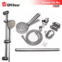 GM Bear Shower Set perlengkapan mandi Full set Silver isi 6