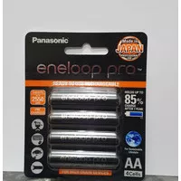 Panasonic Eneloop Pro AA 2550mah 4pcs, Baterai, Rechargeable Battery