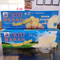 Keju Calf Merah (cheddar cheese)