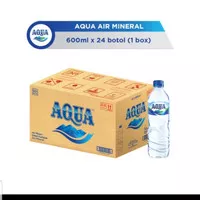 Aqua Air Mineral 600 ml, Perdus ( 24 botol )