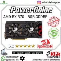 VGA Powercolor Power Color AMD Radeon RX 570 RX 580 8GB RX570 RX580