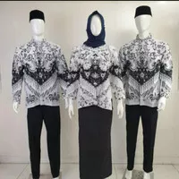 Baju Seragam Batik PGRI Terbaru Pria dan Wanita.