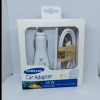Car Adapter Charger Mobil Saver Mobil Samsung 15 Watt Dual USB