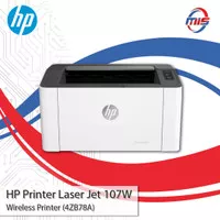 Printer HP Laser Jet 107w - Wireless Printer (4ZB78A)