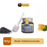 MADU MESIR HABBATUSSAUDA GRADE A / MADU JINTEN HITAM ASLI 100% - 100GR