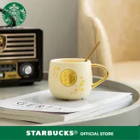 Starbucks Mug Emas Osmanthus Perunggu Mug Keramik Cangkir Kopi280ML
