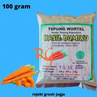 Tepung WORTEL Organik/ Carrot Organic Powder kemasan 100 gram