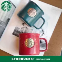 Starbucks Christmas Snowflake Cup Mug Keramik Couple Mug Cangkir kopi