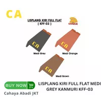 LISPLANG KIRI FULL FLAT MEDI GREY KANMURI KFF-03