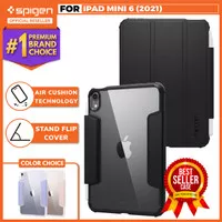 Case iPad Mini 6 2021 Spigen Ultra Hybrid Pro Stand Flip Cover Casing - Black