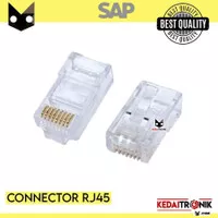 Connector RJ45 Cat 5E AMP SAP ECER ETHERNET Konektor UTP CAT 5 Ecer