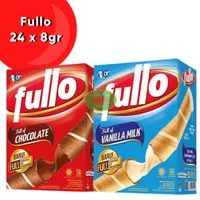 Fullo Wafer Roll isi 24 x 7gr chocolate vanilla milk vanila cokelat