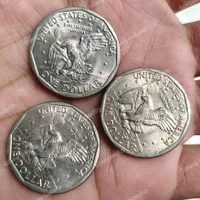 Uang koin kuno Negara Amerika 1 Dollar Tahun 1979 Liberty Tp 1014
