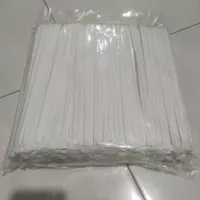 Sedotan Plastik Tekuk Bengkok Steril Higienis Bungkus kertas isi 500pc