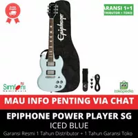 Electric Guitar Epiphone Power Players SG ES1PPSGFBNH1 - Ice Blue