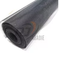 Kawat Parabola Pintu Kasa Nyamuk Baja Tebal PVC Hitam 10m 5kg [1roll]