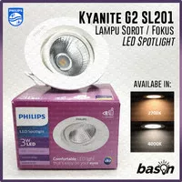 PHILIPS SL201 KYANITE G2 3W - LED Spotlight 2 Axis Lampu Spot Sorot
