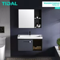 Wastafel Cabinet Set Cermin Modern Minimalis Kamar Mandi TIDAL TD060