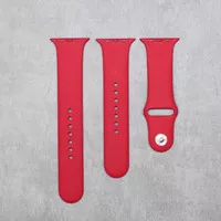 Strap - Sport Band Apple Watch Red 42mm 44mm 45mm (Ori - Second)
