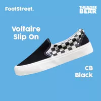 Sepatu Sneakers Lokal Original Unisex Thunder Bear Voltaire CB Black