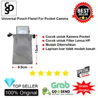 CDS Pouch Universal Flanel 8.5x13cm for Pocket Camera Lens Filter HP