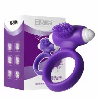 Alat pijat getar wanita / vibrator bunny condom / kondom getar