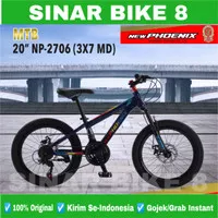 Sepeda Gunung MTB PHOENIX NP 2706 Ukuran 20 Inch Rem Cakram