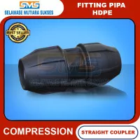 SOCK/ COUPLER/ STRAIGHT ADAPTER HDPE COMPRESSION 1/2 - 2 Inchi