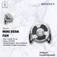 Kipas Angin Meja Mini Desk Fan Regency Tornado Besi 6 Inch ZDLX-06