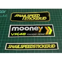 Cutting sticker team VR 46 valentino rossi mooney racing team 14x4,2cm