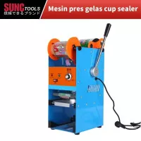 Mesin Press Plastik Gelas Cup Sealer Segel Penyegel Plastic Manual