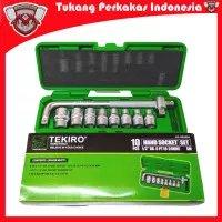 TEKIRO SOCKET SET 10PCS 1/2 SEGI 6 8-24mm