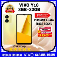 VIVO Y16 3/32 GB GARANSI RESMI - Vivo Y16 3GB+32GB