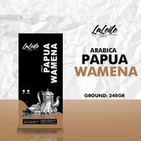 Kopi Arabica Papua Wamena 240gr Ground(Bubuk)
