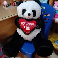 boneka panda love jumbo 80cm y2jb
