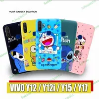 Softcase Vivo Y12 Y12i Y15 Karakter Doraemon hello Kitty stich keropi