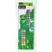 V-TEC ACRYLIC COLOURS 6 ML SET 18 V-TEC CAT AKRILIK 18 WARNA TERMURAH