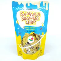 GEELISS BANANA BROWNIE CHIPS 75gr | KERIPIK BROWNIES KERING KUE PISANG