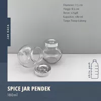 Spice Jar 180ml | Toples Bumbu 180ml