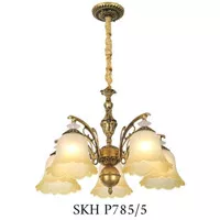 SL785-5 LAMPU GANTUNG KLASIK ANTIK RUANG TAMU TERAS PENDANT LAMP