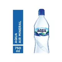 AQUA Air Mineral Click n Go 750ml x 18 botol (1 box)