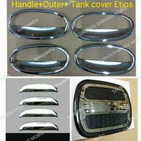 OUTER HANDLE TANK COVER CROME MOBIL ETIOS