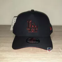 Topi LA Los Angeles Dodgers Hitam Baseball Cap NBA Import New Era Hat